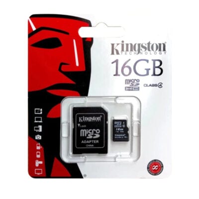 Kingston 16GB Micro SD Card + Adaptor