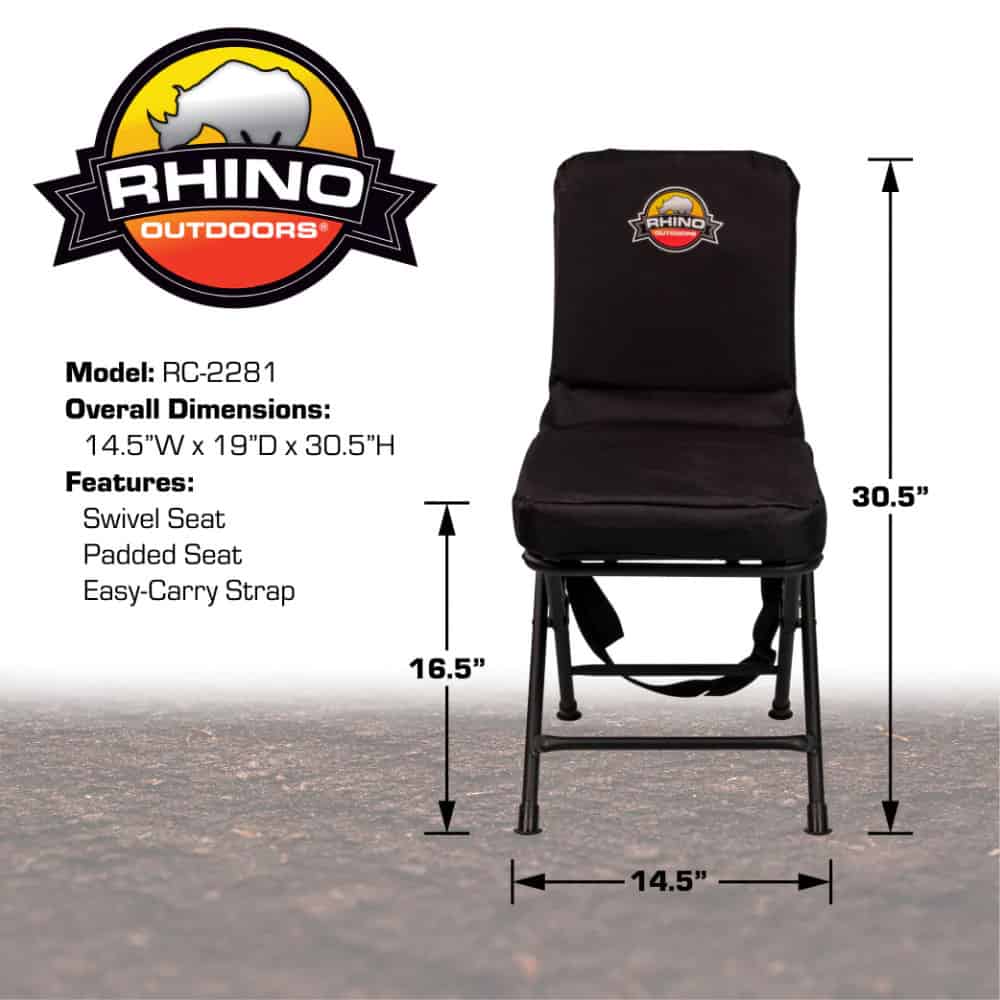 Padded Swivel Hunting Chair FeraDyne Outdoors