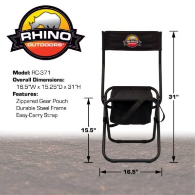 RC-371 FOLDABLE HUNTING CHAIR W STORAGE POUCH