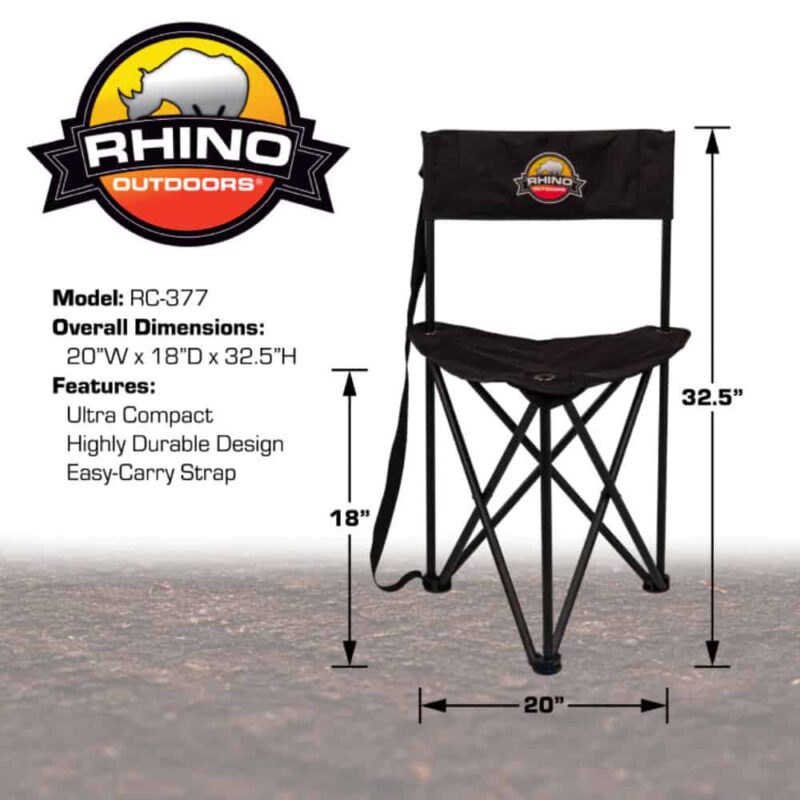 Folding Tripod Hunting Chair - Image 3