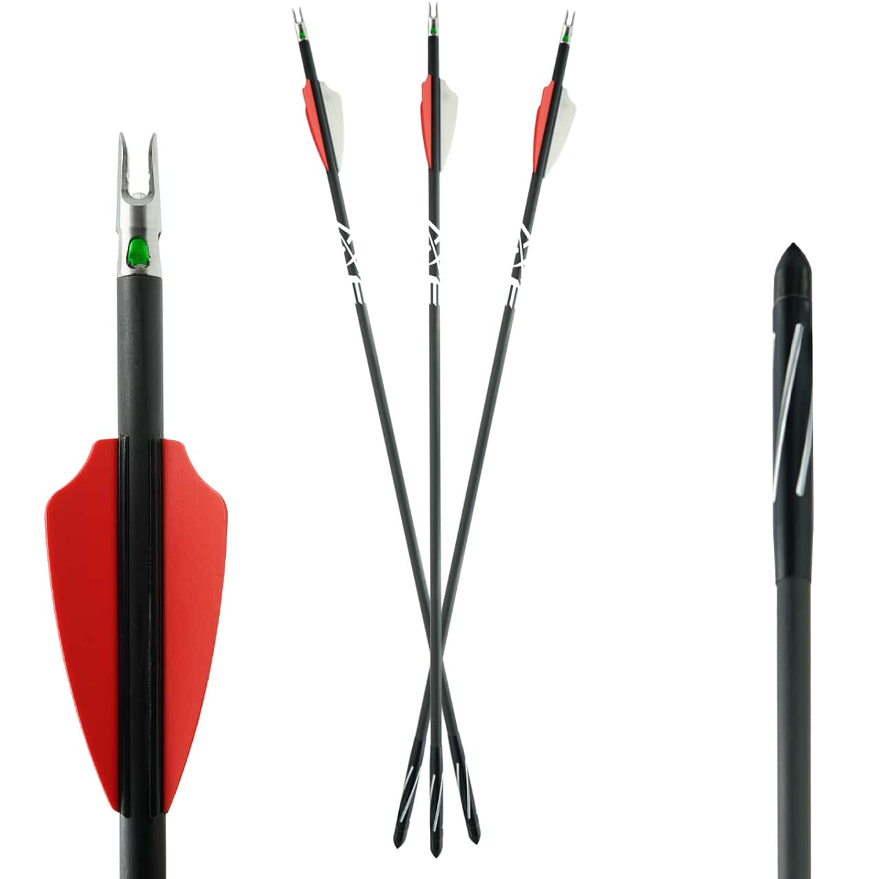 AX405 crossbow bolt with lit nock
