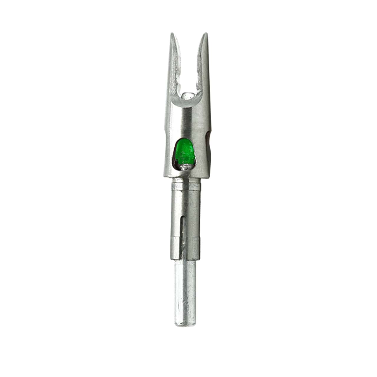 AX405 crossbow bolt with green lit nock