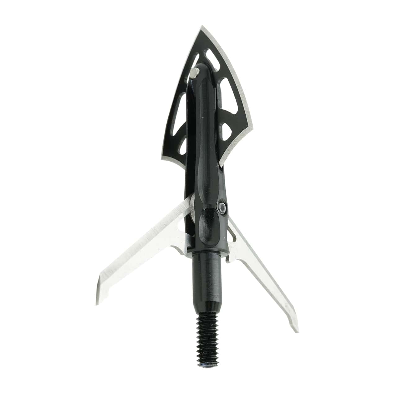 Switchblade broadhead with open blades
