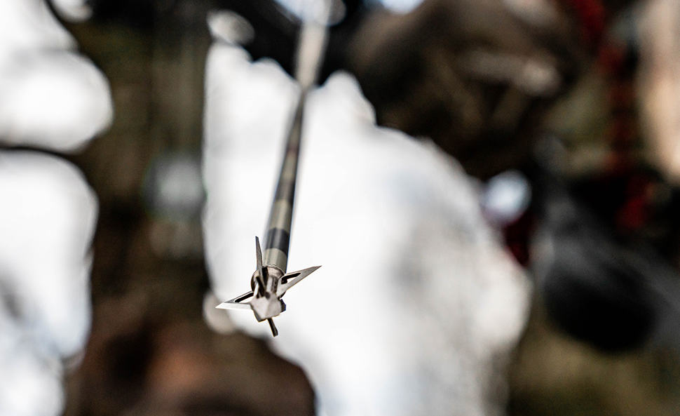 Muzzy-Broadheads tip of arrow