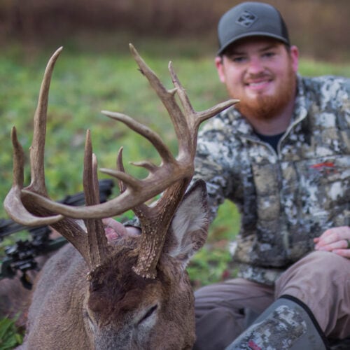 Pro Staff Josh Anderson with downed buck