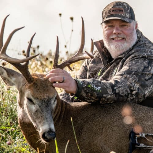 Pro Staff Keith Burgess with downed buck