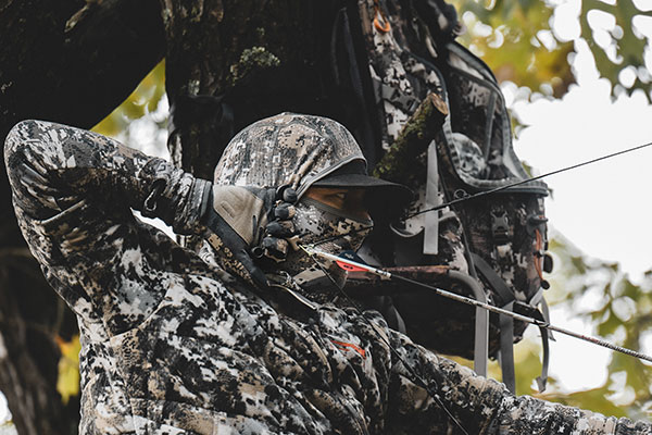 hunter in the field